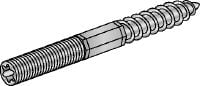 Galvanisch verzinkte Stockschraube mit Güteklasse 4.6 und Torx-Kopf Verzinkte Stockschraube mit Güteklasse 4.6 und Torx-Kopf