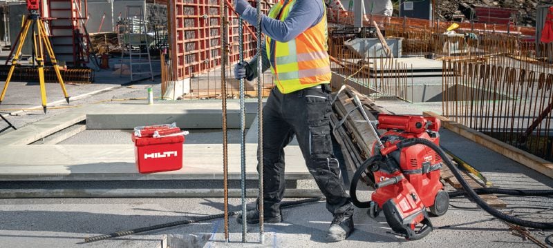 Injektionsmörtel HIT-HY 200-A V3 Injektionsmörtel der Ultimate-Leistungsklasse – schnell aushärtender Verbundanker mit Zulassung für die Verankerung von Bodenplatten und nachträglichen Bewehrungsanschlüssen in Beton Anwendungen 1