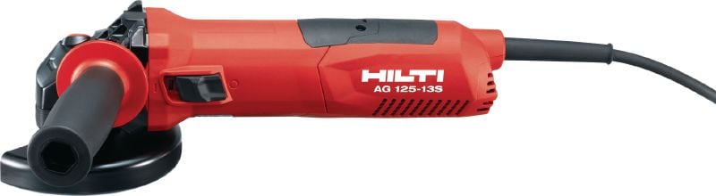 Bild 1 von 6: Winkelschleifer AG 125-13S Leistungsstarker Winkelschleifer 1300 W mit langlebiger Kohlenbürste für Schneid- und Schleifarbeiten mit Scheiben bis 125 mm Durchmesser
