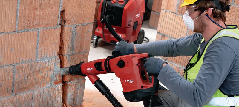 Bild 3 von 6: Bohrhammer TE 60-AVR Vielseitiger und leistungsstarker SDS Max (TE-Y) Bohrhammer für Bohr- und Meißelarbeiten in Beton, mit Aktiver Vibrationsreduktion (AVR) Anwendungen 1