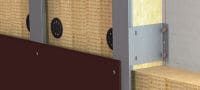 FOX V L Konsole Vielseitige Wandkonsole zur Montage von Unterkonstruktionen für hinterlüftete Fassaden Anwendungen 1