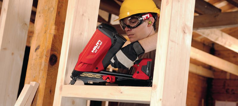 Bild 2 von 3: GX-WF Glatte Nägel (blank) Blanker, glatter Rahmennagel für das Bolzensetzgerät GX 90-WF zur Befestigung von Holz an Holz Anwendungen 1