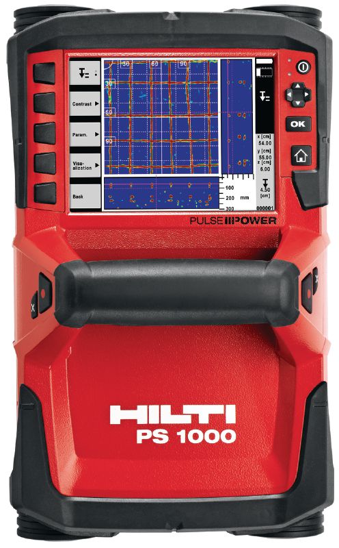 PS 1000 X-Scan Beton-Detektionsgerät Effizienter Betonscanner für Strukturanalysen und zur Lokalisierung eingebetteter Objekte in mehreren Schichten