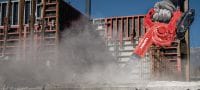 Folie 1 von 1 (selected): Sicherheitsschulung zum Thema Staubschutz Schulung zu den möglichen lang- und kurzfristigen Risiken durch Staub auf der Baustelle und wie sich diese vermeiden lassen