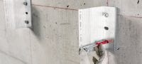 Kunststoff-Schraubdübel HRD-HF Vormontierter Kunststoffdübel für Beton und Mauerwerk mit korrosionsbeständiger Schraube (feuerverzinkt, Sechskantkopf) Anwendungen 3
