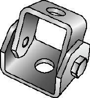 MQP-U Verzinktes Schwenkelement zur Abstützung modularer Schienensysteme mit Gewindestangen