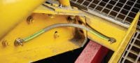 Gewindeschraubbolzen S-BT ER HC Gewindeschraubbolzen (Edelstahl, metrisches Gewinde) für elektrische Verbindungen in Stahl in stark korrosiven Umgebungen, empfohlener maximaler Querschnitt des verbundenen Kabels 120 mm² Anwendungen 9