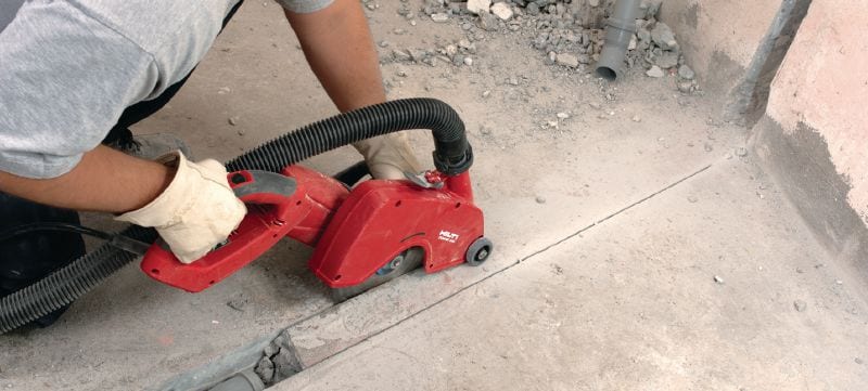 Bild 3 von 4: Elektro-Trenngerät DCH 230 Handgeführtes Elektro-Diamanttrenngerät – Trockenschnitte bis 85 mm bei Verwendung einer 230-mm-Scheibe Anwendungen 1