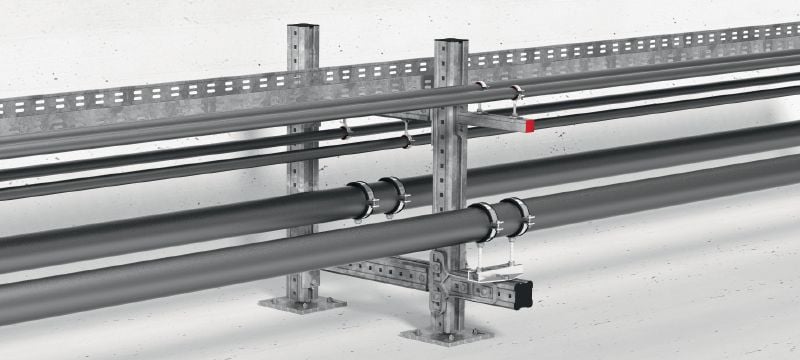 MIQ Montageträger Feuerverzinkter (HDG) Montageträger für schwere Anwendungen Anwendungen 1