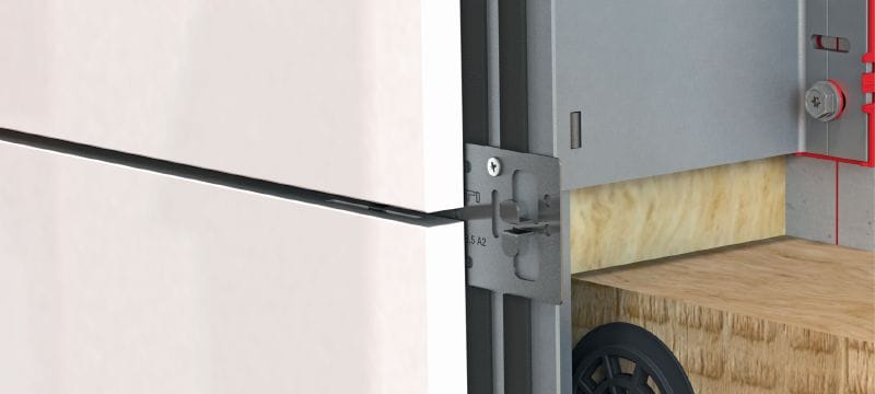 Bild 13 von 15: FOX VI L Konsole Vielseitige Wandkonsole zur Montage von Unterkonstruktionen für vorgehängte Fassaden Anwendungen 1