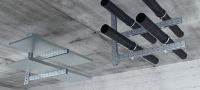 Gehen Sie zu Folie 2 von 2: MT-80 OC Montageträger Montageschiene für mittelschwere Anwendungen zur Verwendung mit MT-TFB Komponenten im Aussenbereich Anwendungen 1