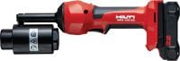 Folie 1 von 4 (selected): Akku-Stanzwerkzeug NPU 100-22 Kompaktes und vielseitiges Akku-Hydraulik-Stanzwerkzeug zum Stanzen von Löchern für Leitungsdurchführungen in verschiedenen Materialien (kabellose Nuron-Geräteplattform)