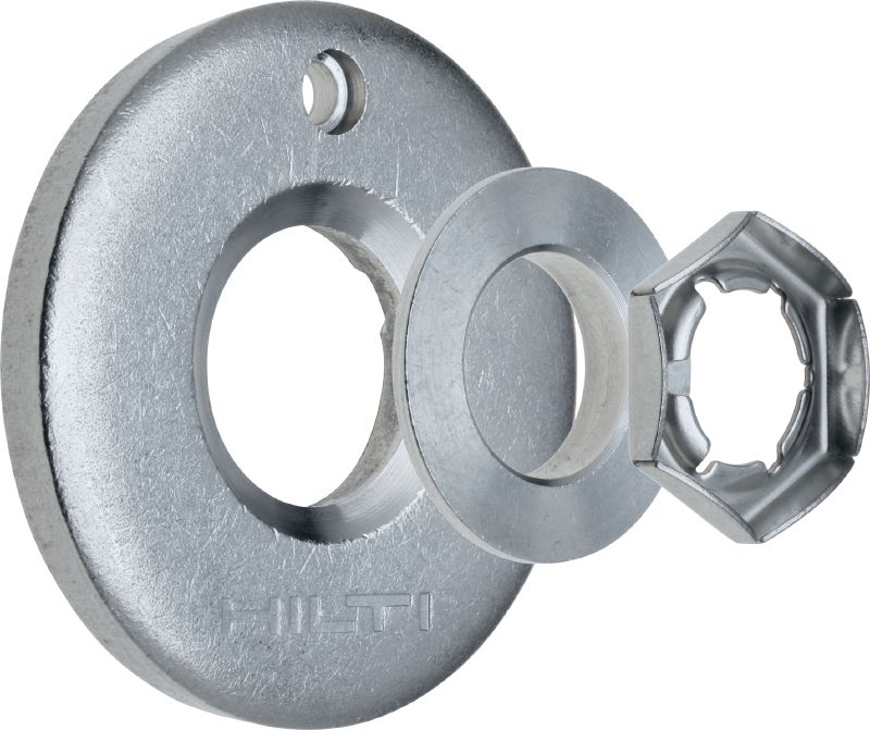 Verfüllscheibe (Edelstahl) Set zum Füllen des Ringspalts in mechanischen und chemischen Dübeln (Edelstahl A4)