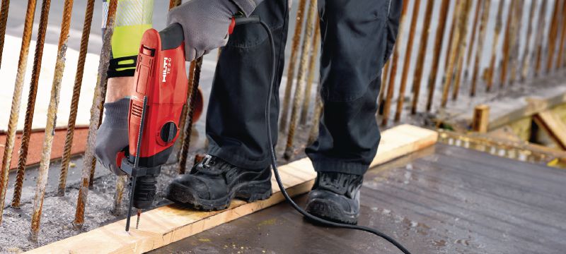 Bohrhammer TE 3-C Leistungsstarker SDS plus Kabel-Bohrhammer mit drei Funktionen (Schlagbohren, Bohren ohne Schlag und Meißeln) Anwendungen 1