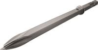 Folie 1 von 6 (selected): TE-H SM Spitzmeißel Spitzmeißel zum Feinmeißeln/Aufbrechen von Beton und Mauerwerk in Verbindung mit den Abbruchgeräten TE 3000 oder H28 der 3. Generation mit Klammer