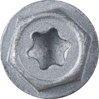 Gehen Sie zu Folie 2 von 3: KWIK-Con+ Schraubanker mit Torx-Sechskantkopf Vielseitiger Hochleistungs-Schraubanker (Kohlenstoffstahl, Sechskantkopf) für Beton und Mauerwerk