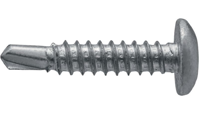 Metallbau-Selbstbohrschrauben S-MD 03 PSS Selbstbohrschraube mit Linsenkopf (A4 Edelstahl) ohne Unterlegscheibe für mitteldicke Metall-Metall-Befestigungen (bis 5,5 mm)