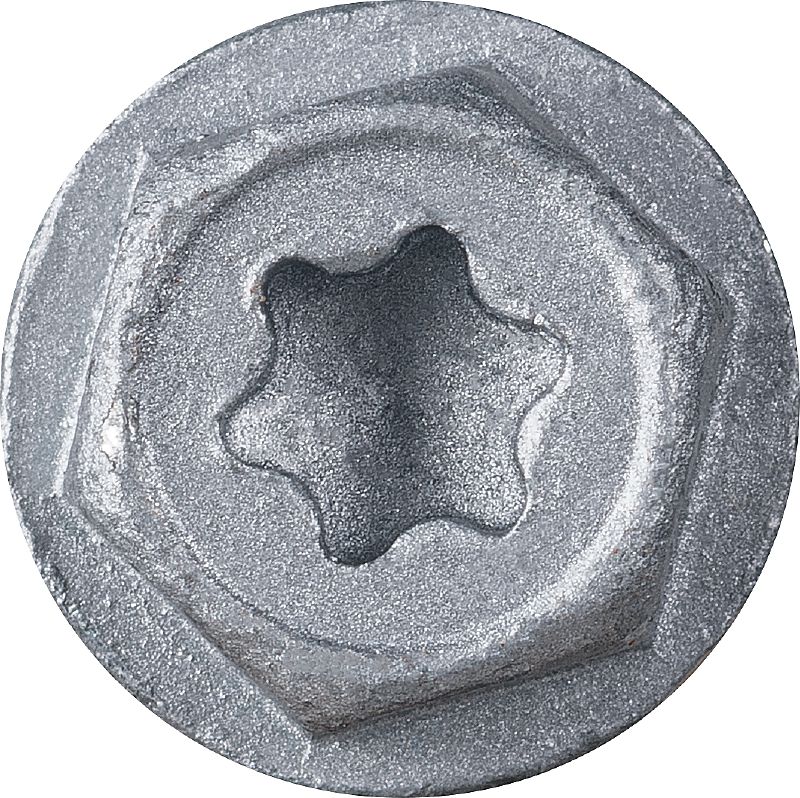 Bild 2 von 3: KWIK-Con+ Schraubanker mit Torx-Sechskantkopf Vielseitiger Hochleistungs-Schraubanker (Kohlenstoffstahl, Sechskantkopf) für Beton und Mauerwerk