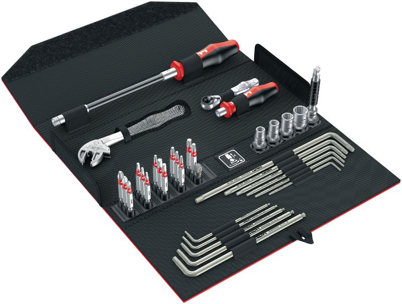 Bild 1 von 3: Allround-Werkzeugset S-TK 35-teiliges Set mit den wichtigsten Handwerkzeugen für den Fensterbau und die tägliche Gebäudewartung