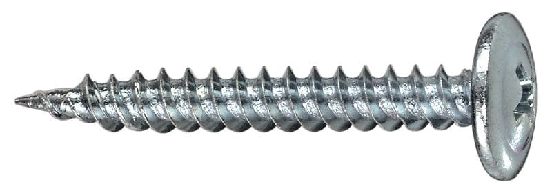 Bild 1 von 2: Metallprofilschrauben (S-Spitze) S-DS 06 Z Metallprofilschraube für den Innenbereich (verzinkt) zum Verbinden von Metallständer mit Profilen
