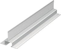 Folie 1 von 1 (selected): MFT-OT Schiene Omega-förmige Schiene für die erste Unterkonstruktionslage
