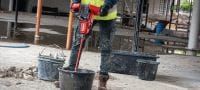 NMX 6-22 Akku-Rührwerk Akku-Rührwerk mit leistungsstarkem bürstenlosem Motor zum Rühren von Beton, Mörtel und vielen anderen Baustoffen (Nuron Akkuplattform) Anwendungen 1