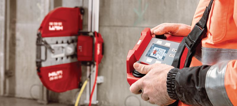 Wandsägeblatt SPX HCL Equidist (60HY: passend für Hilti, Husqvarna® und Tyrolit®) Wandsägeblatt (20 kW) der Ultimate-Leistungsklasse für hohe Geschwindigkeiten und längere Lebensdauer in armiertem Beton (60HY-Aufnahme kompatibel mit Hilti, Husqvarna und Tyrolit® Wandsägen) Anwendungen 1