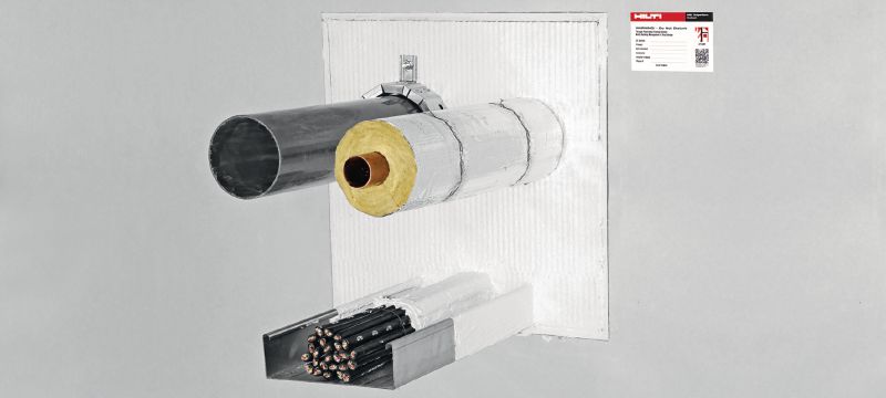 CFS-CT B Brandschutzbeschichtete Platte für EI120 Zweiplattensysteme. Anwendungen 1