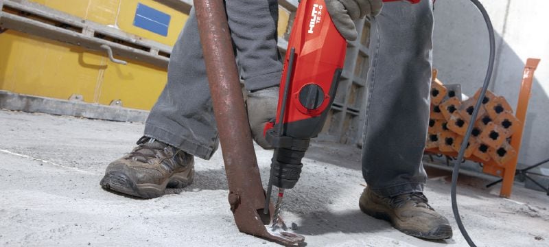 Bohrhammer TE 3-C Leistungsstarker SDS plus Kabel-Bohrhammer mit drei Funktionen (Schlagbohren, Bohren ohne Schlag und Meißeln) Anwendungen 1