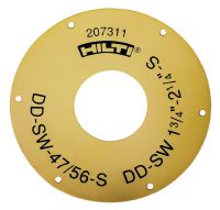 Dichtscheibe DD-SW-S Abdichtung für den Wasserfangring DD-WC-S, Bohrkronendurchmesser 8 bis 87 mm