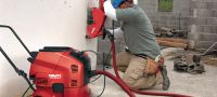 Gehen Sie zu Folie 4 von 4: Elektro-Trenngerät DCH 230 Handgeführtes Elektro-Diamanttrenngerät – Trockenschnitte bis 85 mm bei Verwendung einer 230-mm-Scheibe Anwendungen 3