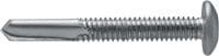 Metallbau-Selbstbohrschrauben S-MD 05 PS Selbstbohrschraube mit Linsenkopf (A2 Edelstahl) ohne Unterlegscheibe für dicke Metall-auf-Metall-Befestigungen (bis 15 mm)
