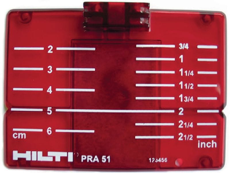 Zieltafel PRA 51 (CM/IN) 