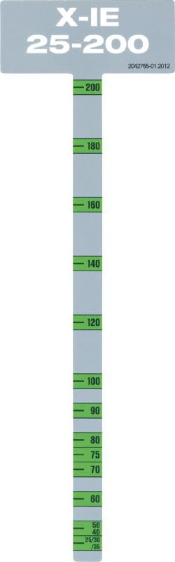 X-IE 9 Dämmstoffbefestiger Befestigungselement mit schwarzer Isolierung zur Anbringung von Mineralwolle-Dämmplatten auf Beton