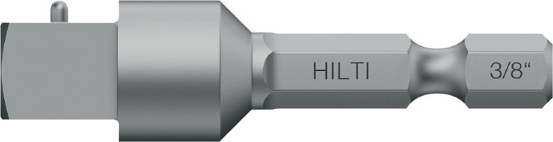 Bild 1 von 1: Adapter für Schlagschraubereinsätze S-AT Adapter für den Anschluss von Steckschlüsseleinsätzen an eine ¼-Werkzeugaufnahme