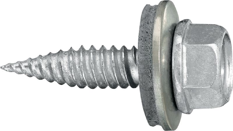 Blechschrauben S-MS 41/51S Selbstbohrschraube (A2 Edelstahl) mit Unterlegscheibe zur spanlosen Befestigung von dünnen Blechen (bis 2 × 1,0 mm)