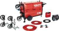 DSW 1510-CA Seilsäge Elektro-Seilsäge (15 kW) für einfachere Handhabung bei schweren Schneidarbeiten mit automatischer Seilspannung, automatischer Schnittsteuerung und Funkfernbedienung