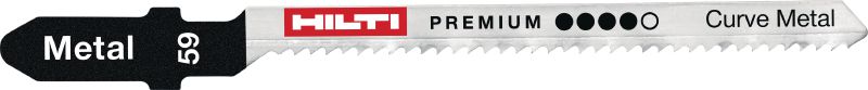 Stichsägeblätter für Metall (Kurven) Bimetall-Stichsägeblätter für Kurvenschnitte in Blech und Profilen