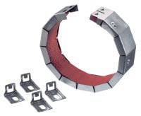 CFS-C P Premium-Brandschutzmanschette ETA-konforme Premium-Brandschutzmanschette zur Nachbelegung zur Herstellung von Brand- und Rauchschutzabschlüssen um bestehende Rohre zwischen 50 und 250 mm