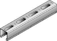 MM-C-30 Verzinkte MM Profilschiene (30 mm hoch) für leichte Anwendungen