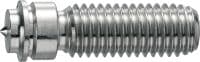 Folie 1 von 6 (selected): F-BT-MR SN Gewindebolzen mit Dichtscheibe Edelstahl-Gewindebolzen zur Verwendung mit Hilti Stud Fusion, einschließlich Dichtscheibe und Sicherheitsflanschmutter
