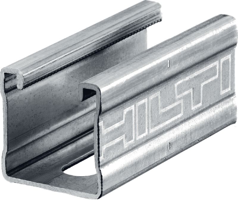 MQ-41-RA2 Schiene MQ Profilschiene (41 mm hoch) aus Edelstahl (A2) für mittelschwere Anwendungen