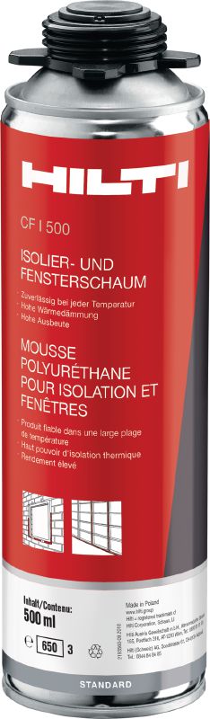 Universalschaum CF I 500 Universalschaum mit hoher Ergiebigkeit zum Hinterfüllen, Abdichten und Dämmen