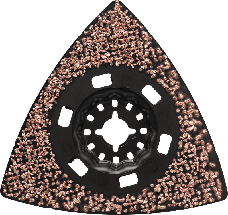 Fugenmasse-Schleifaufsatz für das Multitool Hartmetall-Schleifscheibe für das oszillierende Multitool, zum Schleifen von Mörtel und Fugenmasse