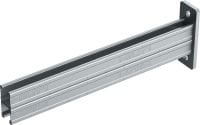 MQK-41 D-R Konsole C-Schienen-Doppelkonsole aus Edelstahl (A4) für mittelschwere Anwendungen