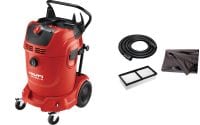 Gehen Sie zu Folie 2 von 7: VC 60L-X Industriestaubsauger der L-Klasse Sehr leistungsstarker Industriestaubsauger für den Einsatz mit Elektrowerkzeugen und für die Reinigung von Baustellen (nass und trocken), Tank 60 l