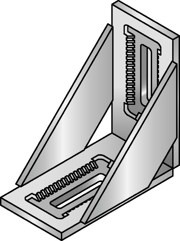 MIC-BA /H Feuerverzinkte Verbinder der Ultimate-Leistungsklasse mit der höchsten Vielseitigkeit innerhalb des modularen MI Systems
