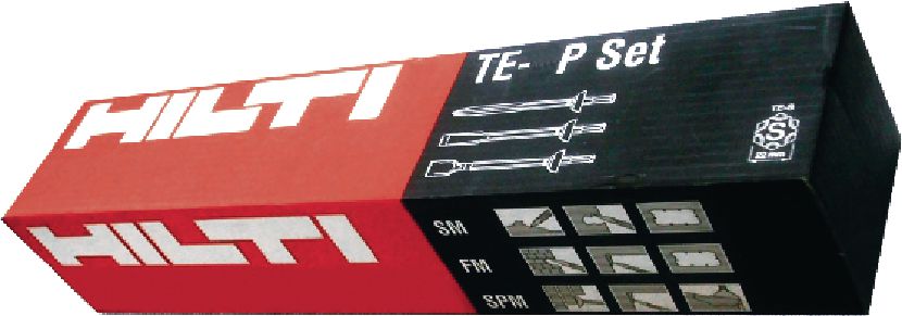 TE-TX Meißelsätze Gemischte Sätze mit verschiedenen SDS Top (TE-T) Meißeln für elektrische Abbruchhämmer