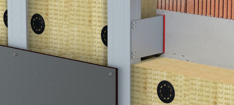 Bild 2 von 3: MFT-S2S UI L Konsole U-förmige, große Konsole als zentrales Element des S2S Fassadensystems Anwendungen 1