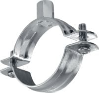 Folie 1 von 2 (selected): MPN-R Rohrschelle Rohrschelle Edelstahl (A4) für mittelschwere Anwendungen